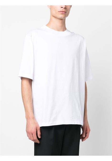 T-shirt a maniche corte in bianco - unisex ACNE STUDIOS | CL0195183